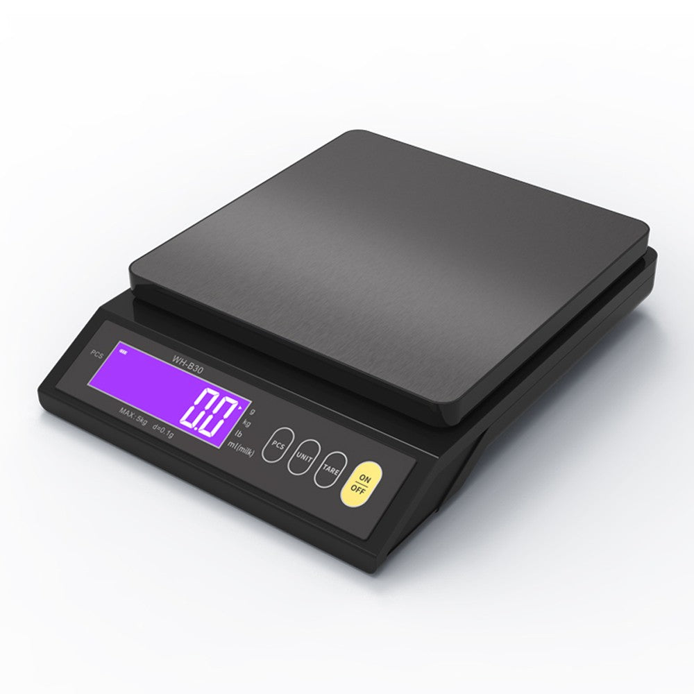 High Accuracy Rechargeable Kitchen Scale, IP67 Waterproof, with Counting, Tare, Zeroing, Auto Power Off & Unit Conversion