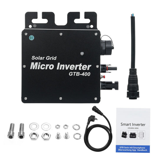 400W Solar Grid Tie Inverter with WiFi Control, Auto ID, DC to AC 230V