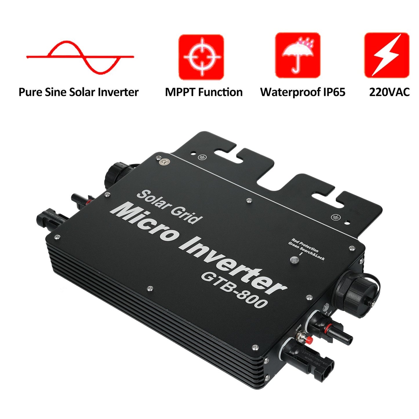 400W Solar Grid Tie Inverter with WiFi Control, Auto ID, DC to AC 230V