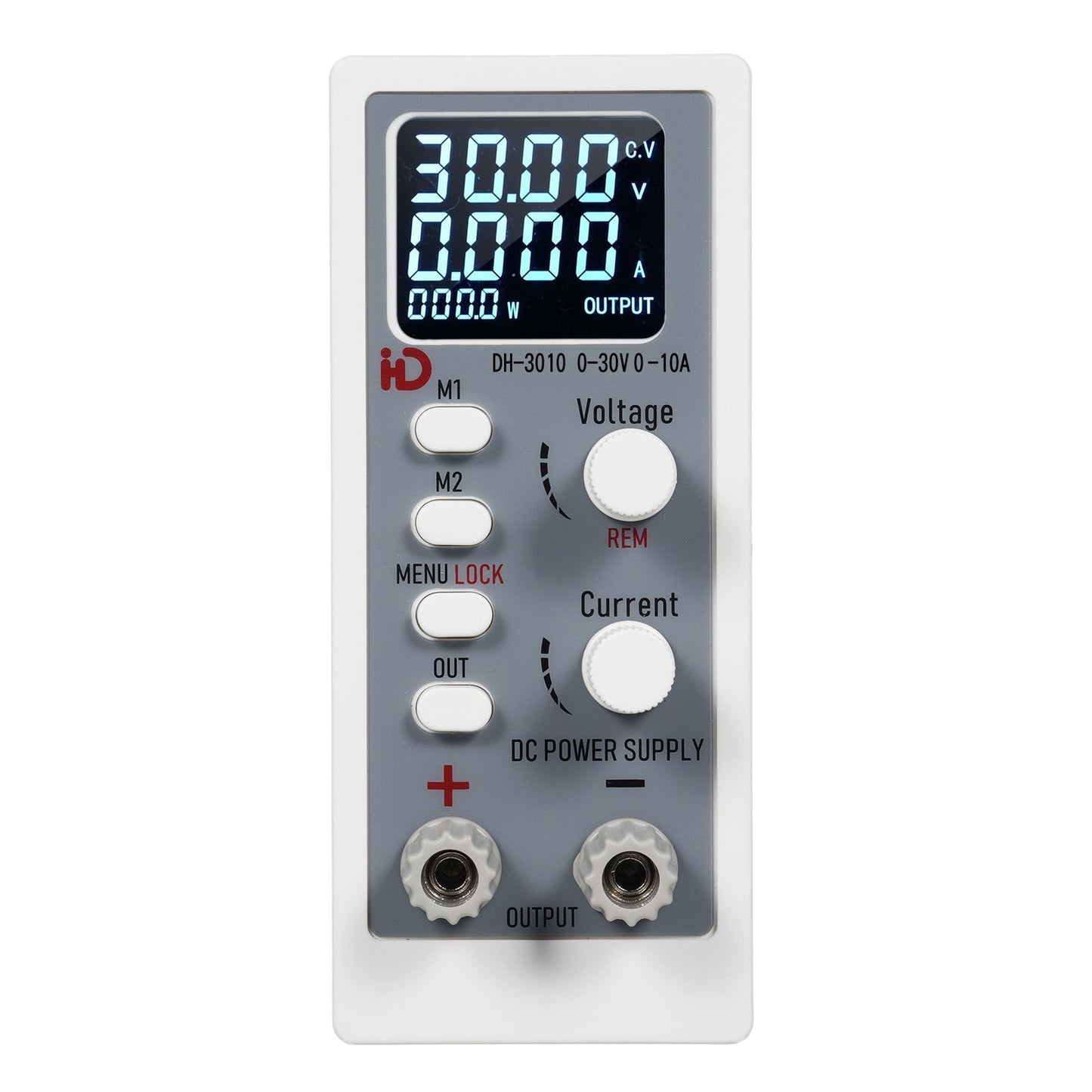 Adjustable DC Power Supply 30V 10A 300W with Encoder Knob & 4-Digit LED Display for Lab & DIY Projects