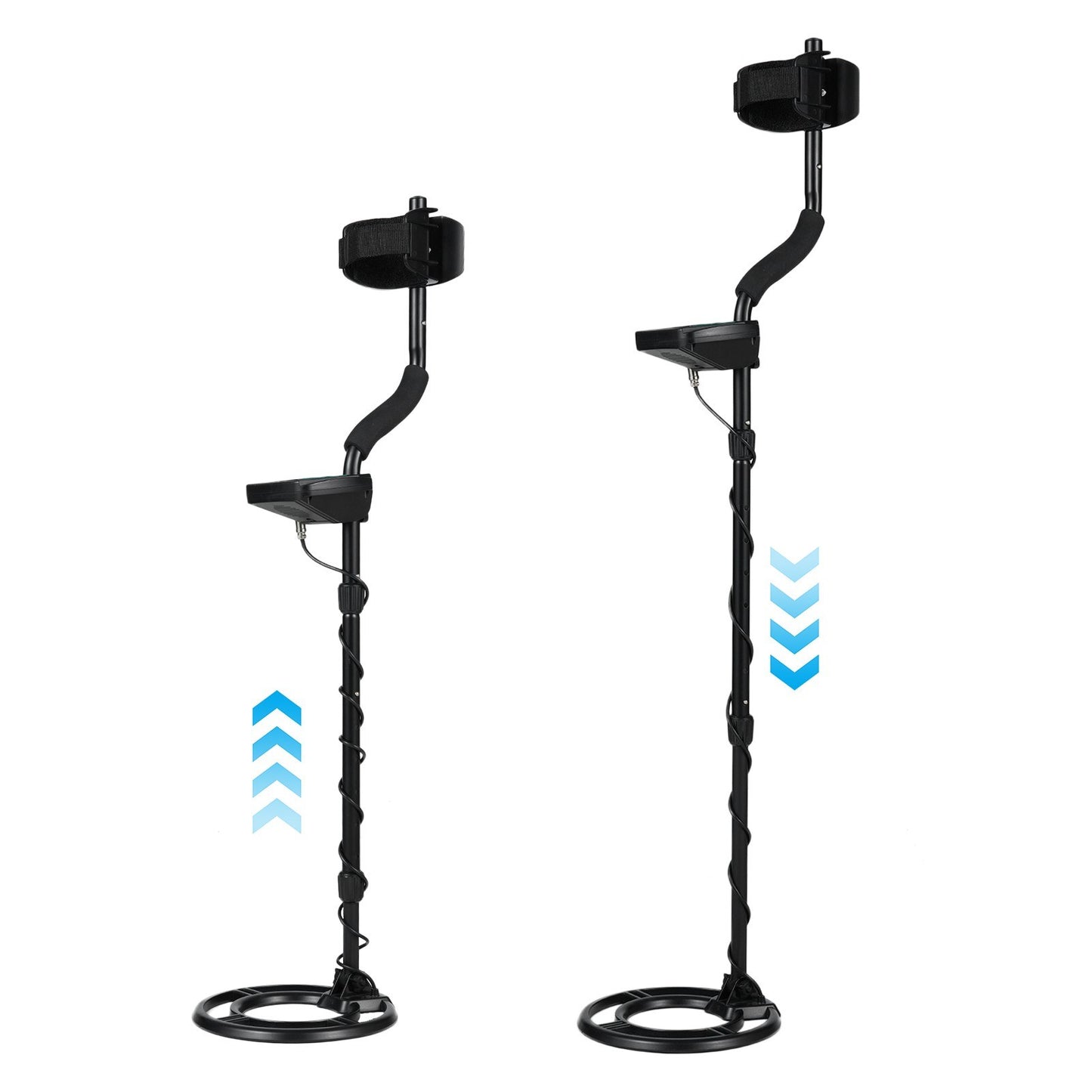 Professional Waterproof Metal Detector for Adults - High Accuracy Gold, Silver, Copper Finder with LCD Display & 4 Modes