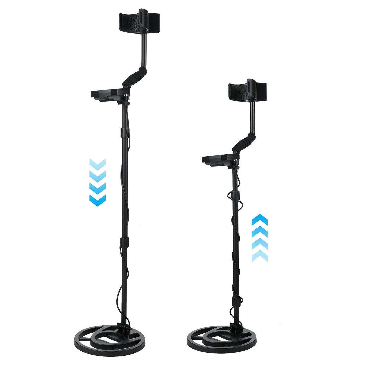 Professional Metal Detector for Adults with LCD Display, High Accuracy Waterproof Coil, 3 Modes Adjustable for Gold and Silver Treasure Hunting