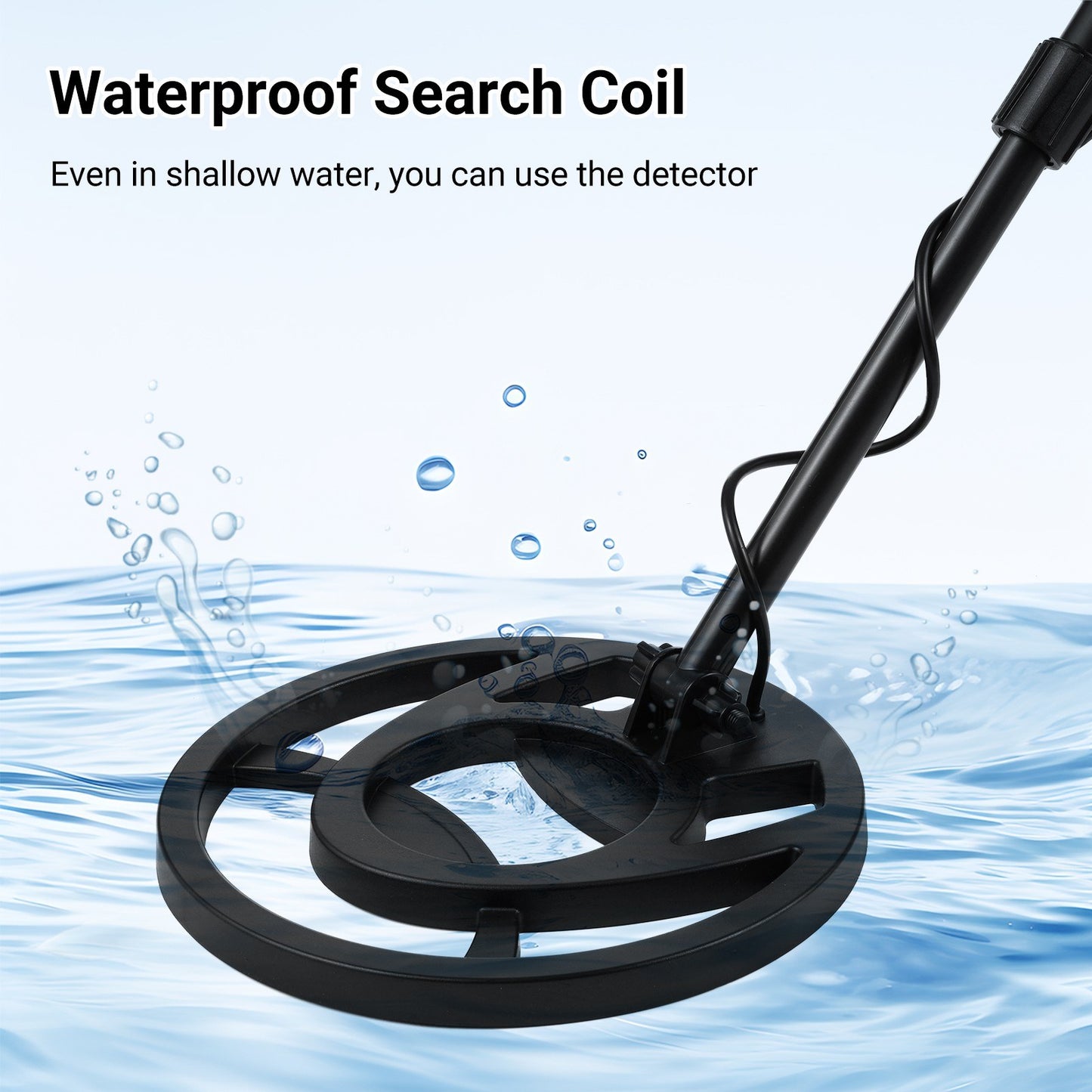 Professional Metal Detector for Adults with LCD Display, High Accuracy Waterproof Coil, 3 Modes Adjustable for Gold and Silver Treasure Hunting