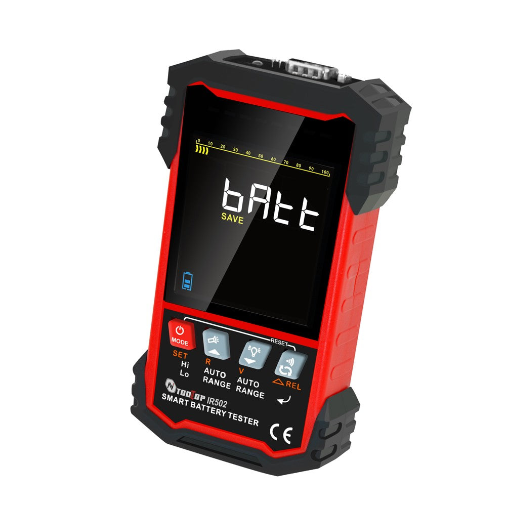 3.2-inch Display Battery Tester: Internal Resistance & Voltage Measurement with Self-Calibration, Filtering, Dual Alarms, Auto Shutdown