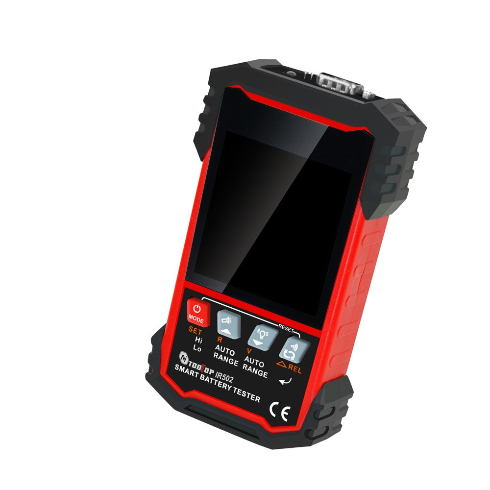 3.2-inch Display Battery Tester: Internal Resistance & Voltage Measurement with Self-Calibration, Filtering, Dual Alarms, Auto Shutdown