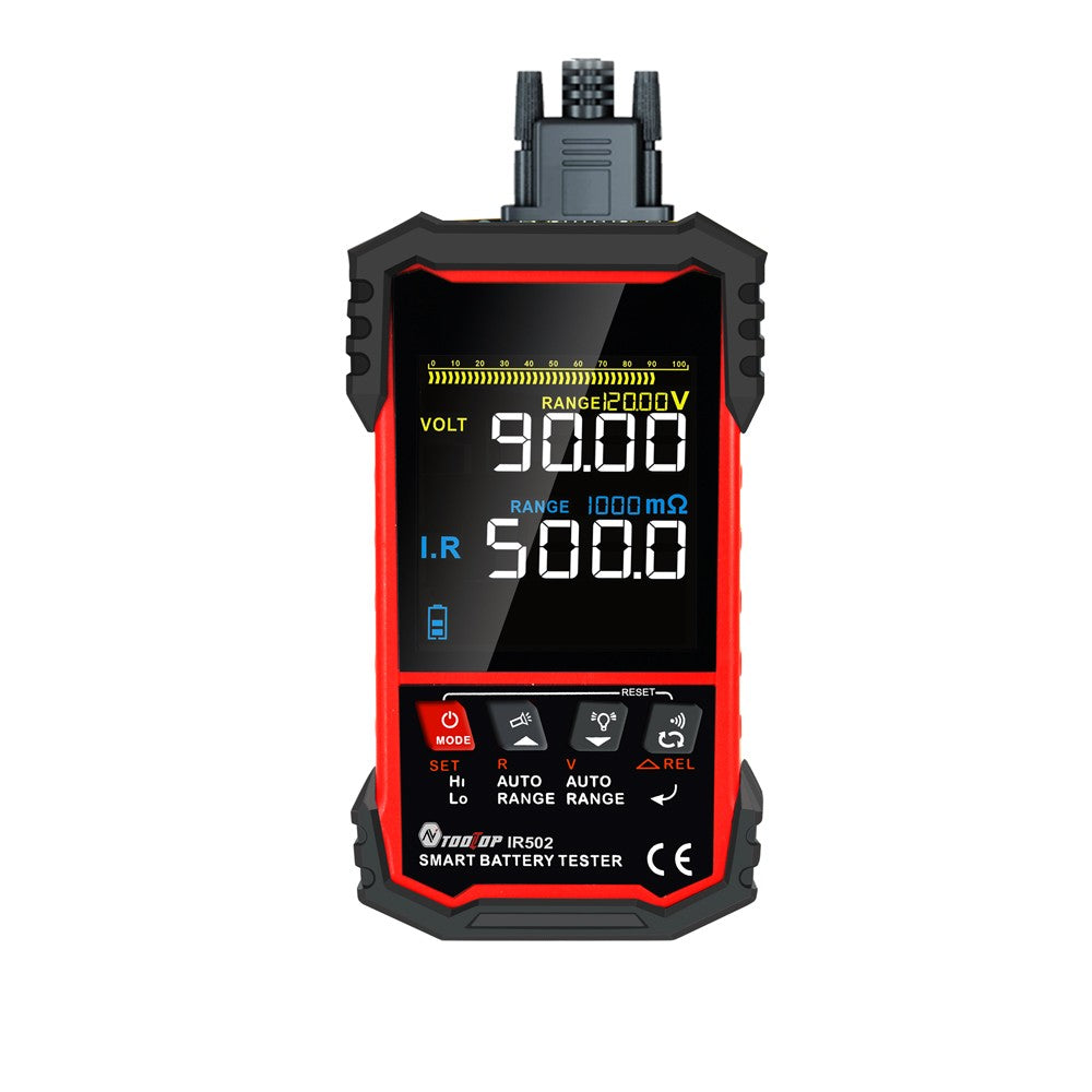 3.2-inch Display Battery Tester: Internal Resistance & Voltage Measurement with Self-Calibration, Filtering, Dual Alarms, Auto Shutdown