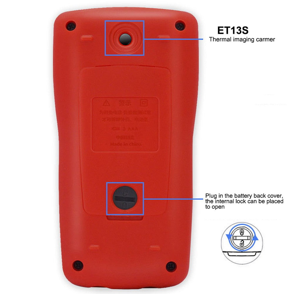 2-in-1 Thermal Imaging Multimeter, 192x192 IR Resolution, 10,000 Counts, 2.8 Touchscreen, -20℃ to 550℃ Temperature Range