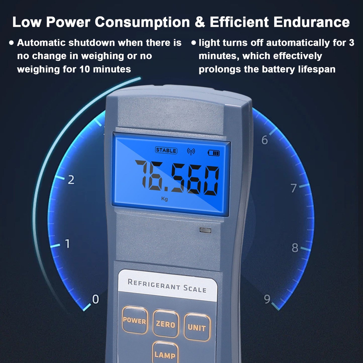 High Capacity 90kg Digital Refrigeration Scale for Refrigerant Refilling and AC Equipment