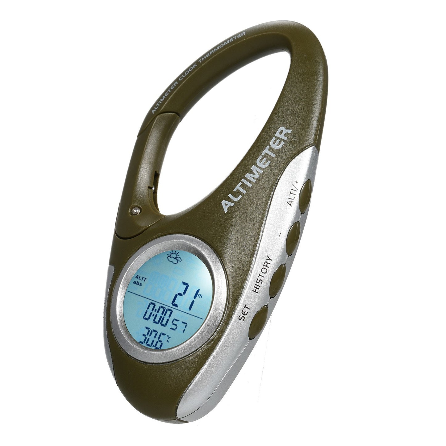 Digital Altitude Monitor: Multifunctional Barometer, Altimeter & Thermometer with Backlight for Climbing, Camping & Sports
