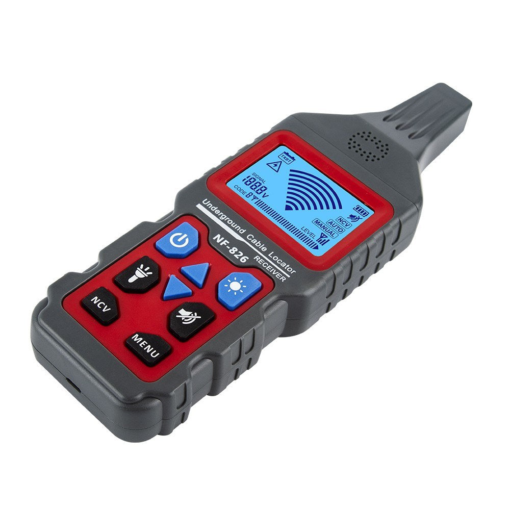 NOYAFA NF-826 Rechargeable Underground Cable & Wire Locator with Fault Finder