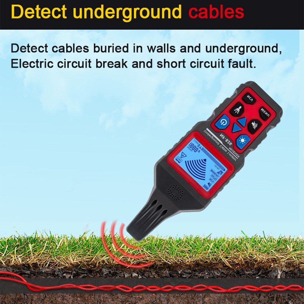 NOYAFA NF-826 Rechargeable Underground Cable & Wire Locator with Fault Finder