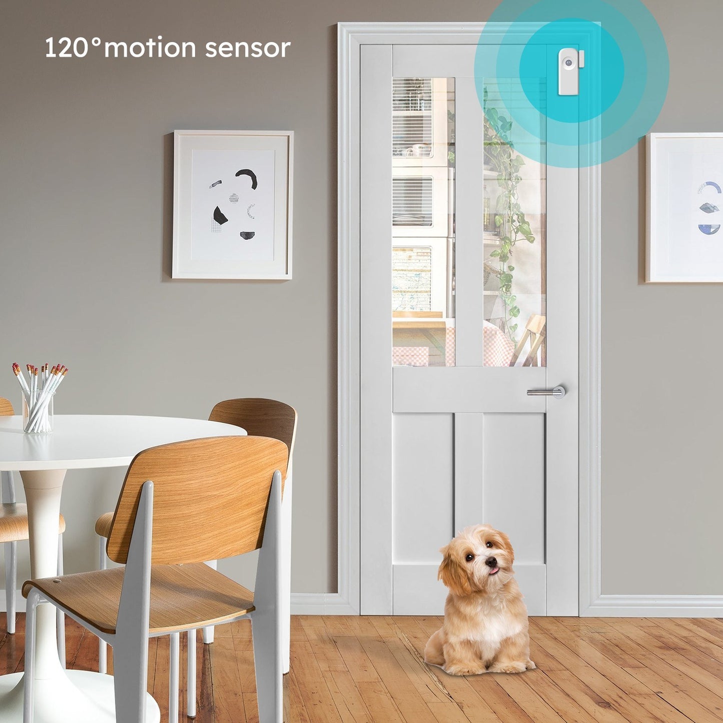 Smart Home Security Sensor: Tuya WiFi Door/Window with PIR Motion, App Alerts & Intelligent Linkage