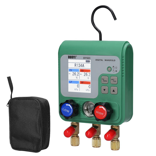 Digital Manifold Gauge for Auto Refrigerant with Vacuum and Pressure Meter