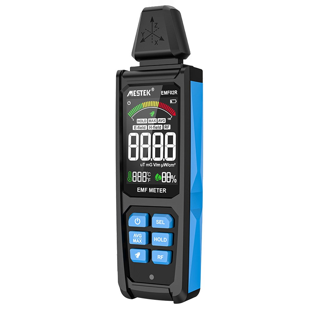 VA Color Screen EMF Meter: Detects Magnetic Fields, Radio Frequencies, Electric Fields