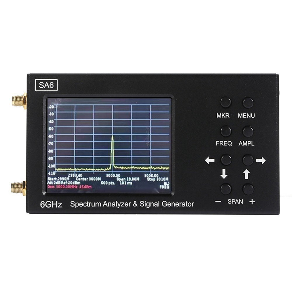 SA6 Multifunctional Handheld Spectrum Analyzer & Signal Generator with 3.2-inch Touchscreen