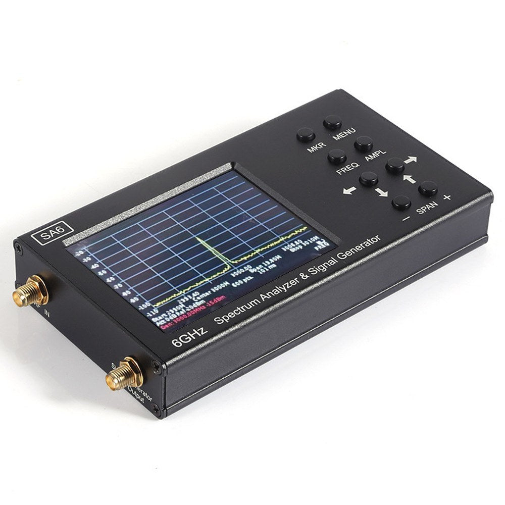 SA6 Multifunctional Handheld Spectrum Analyzer & Signal Generator with 3.2-inch Touchscreen