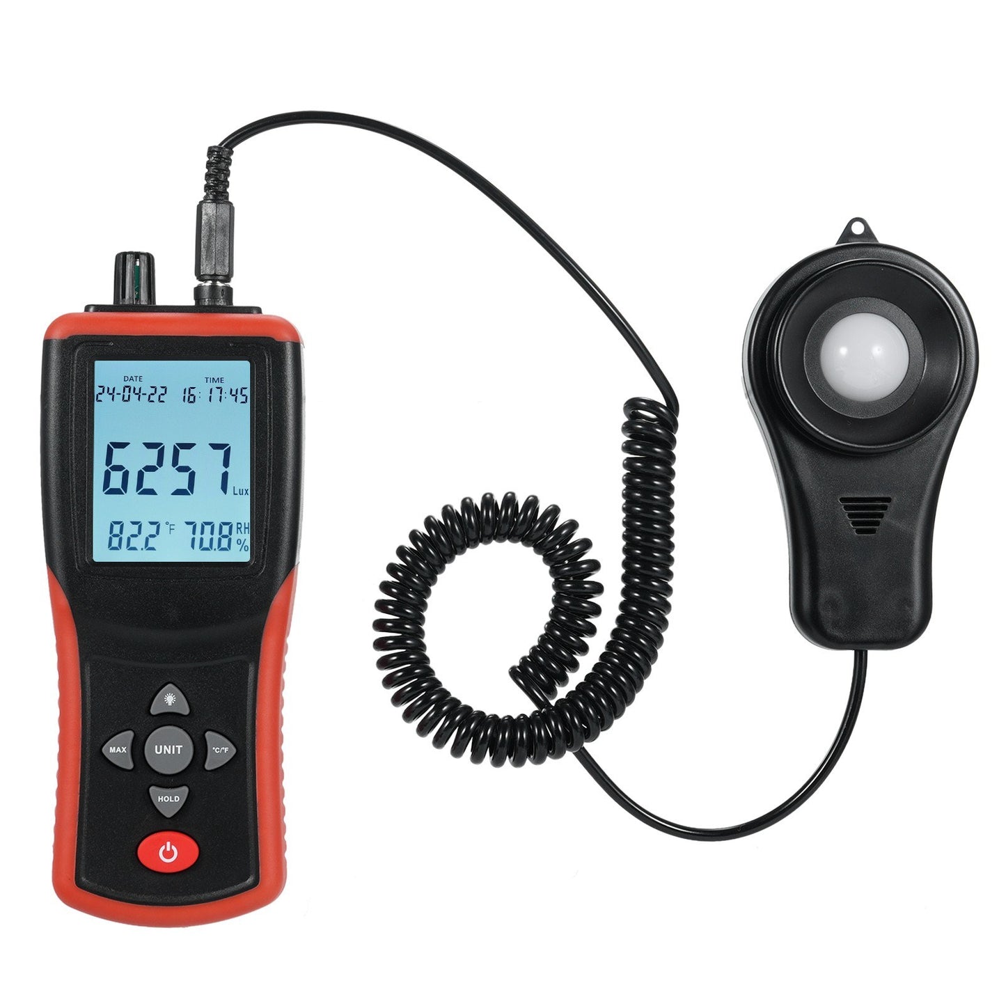 Digital Lux Meter TL-603: 400,000 Lux LCD Pocket Light Meter & Photometer