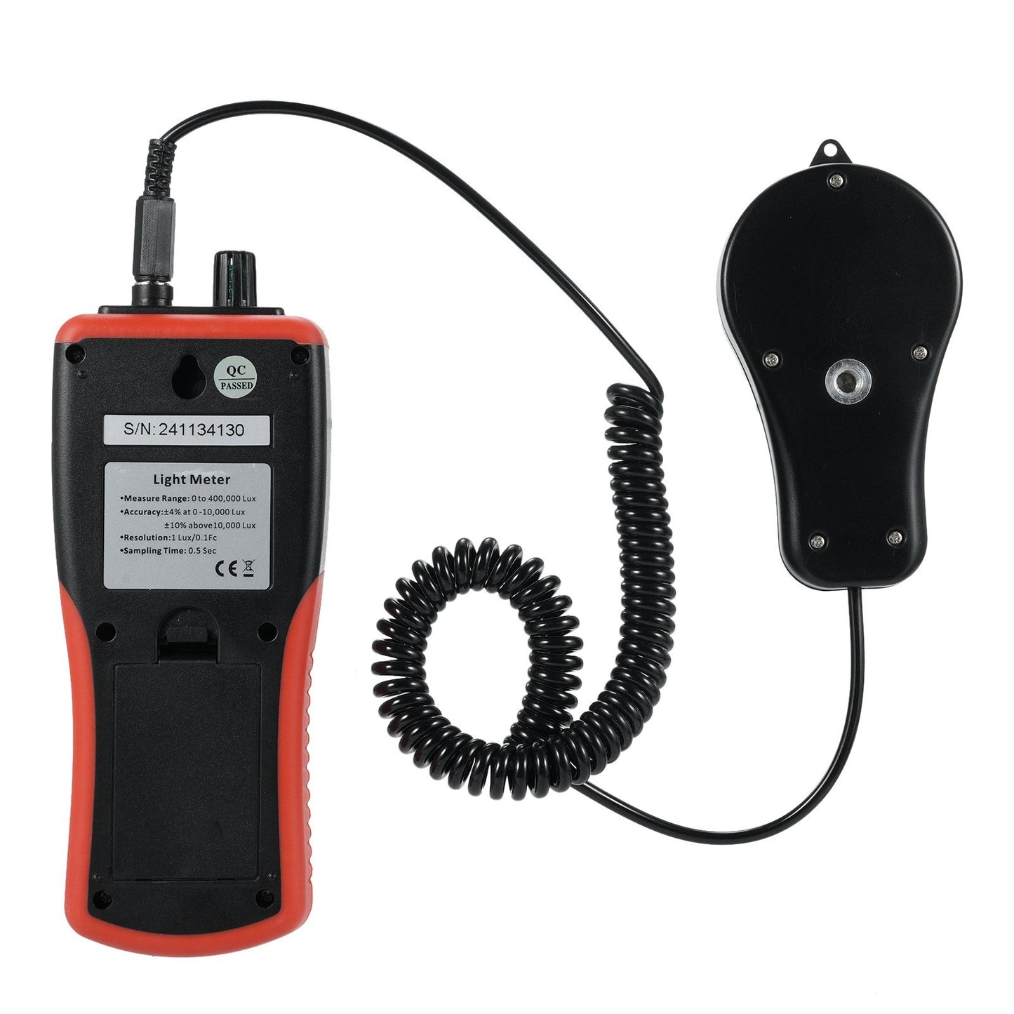 Digital Lux Meter TL-603: 400,000 Lux LCD Pocket Light Meter & Photometer