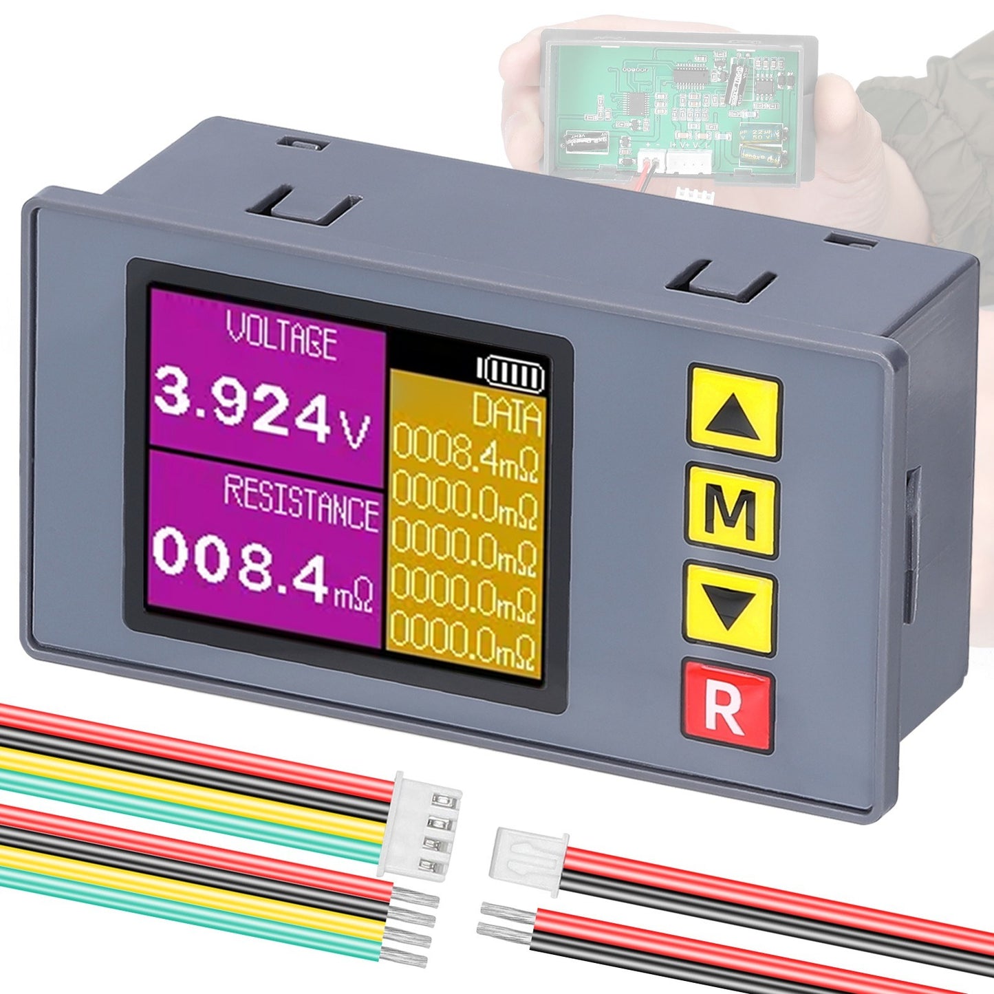 TS457 Entry-Level AC 4-Wire Kelvin Voltage & Internal Resistance Tester