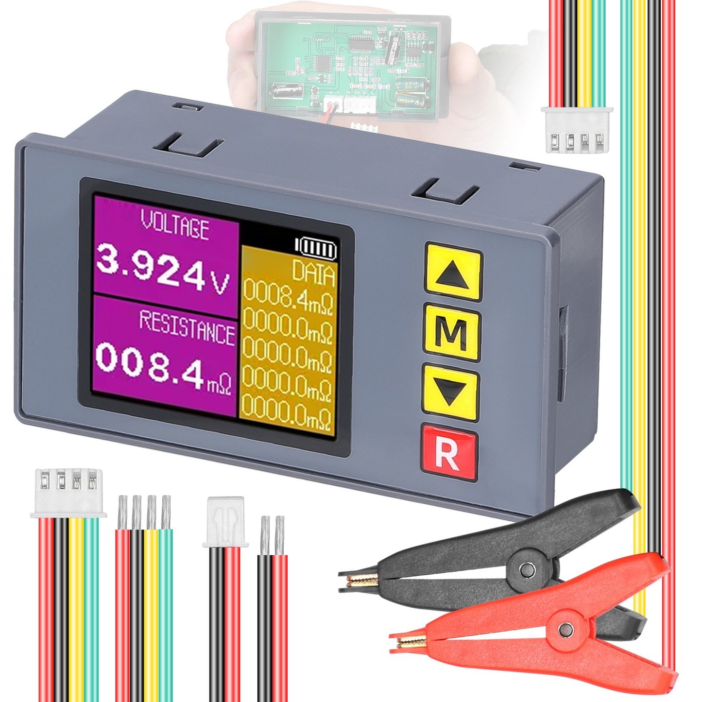 TS457 Entry-Level AC 4-Wire Kelvin Voltage & Internal Resistance Tester