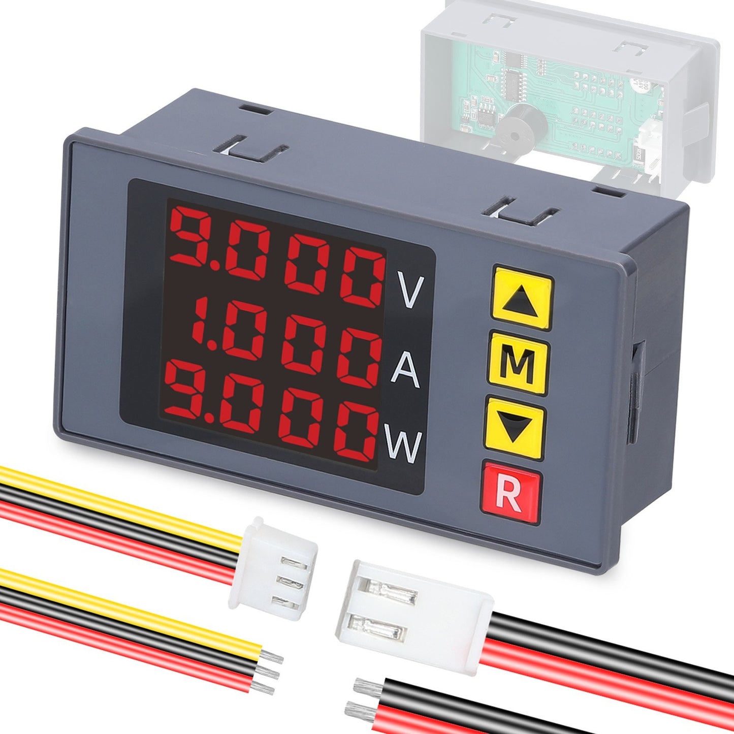 BM730 3-in-1 Digital Voltage Current Power Meter with Buzzer & Alarm Function