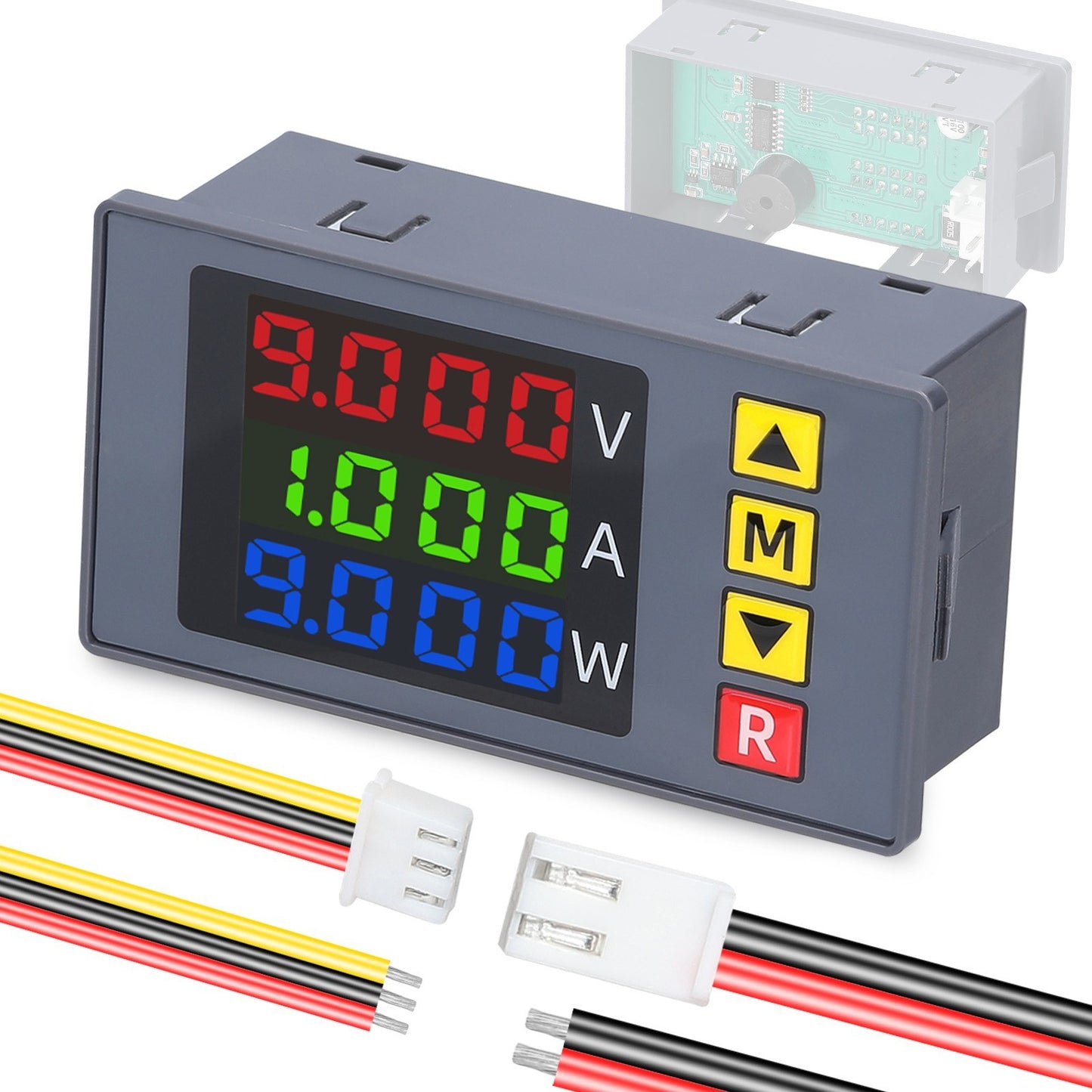 BM730 3-in-1 Digital Voltage Current Power Meter with Buzzer & Alarm Function