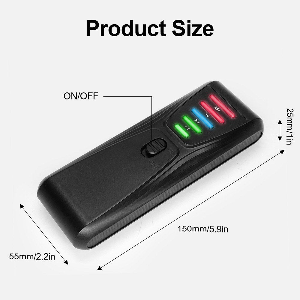 Handheld EMF Meter: Portable Electromagnetic Radiation Detector with 5 LED for Home Appliances