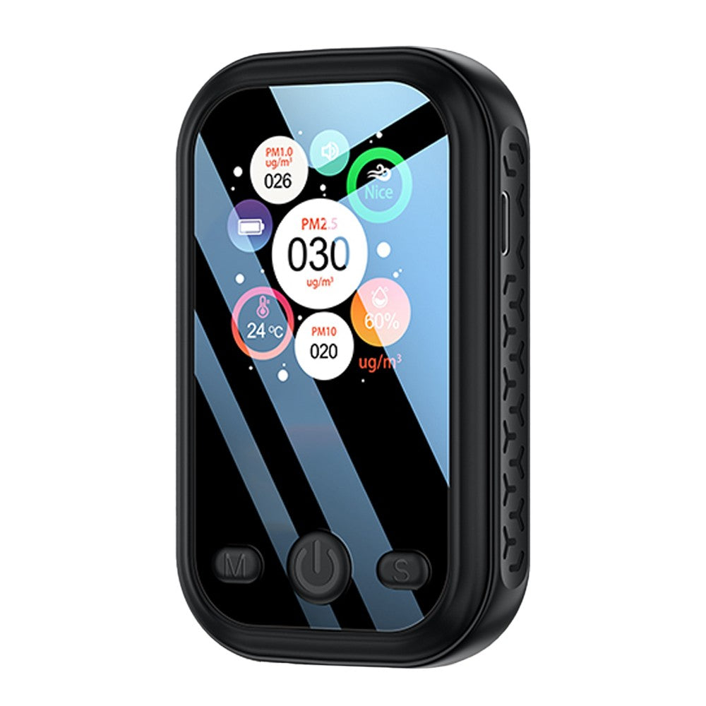 Smart Indoor Air Quality Monitor: Portable PM2.5/PM10/PM1.0 Detector, Hygrothermograph, Multifunctional Analyzer for Home Air Pollution