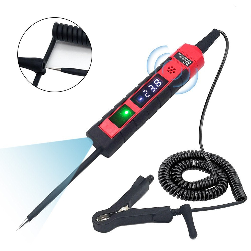NS-870 Digital Auto Power Test Pen 4-75V DC Voltage Tester for Car Wiring & Troubleshooting