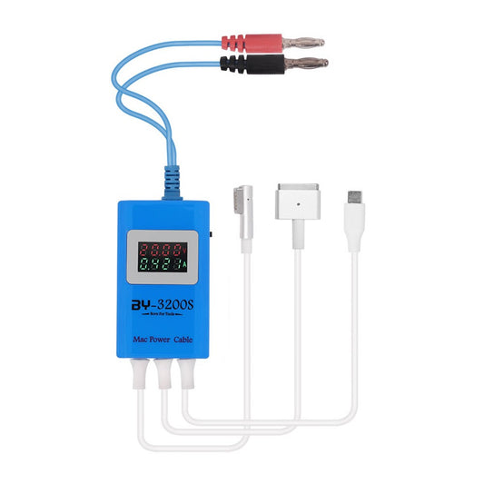Portable Power Boot Control Line for MacBook (2008-2023) with LCD Display & USB Quick Charger - BY-3200S
