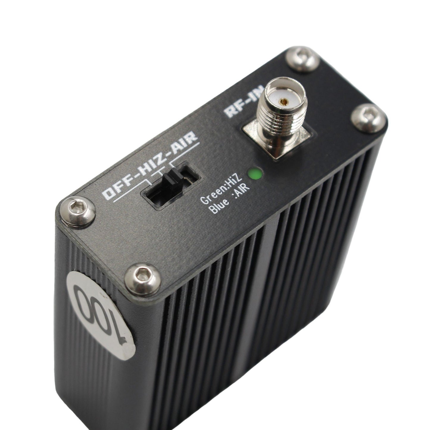 Portable 2-in-1 Aviation to Shortwave Converter & High-Impedance Amplifier, 118-138MHz | USB-C Charging for Travel Radio Listening
