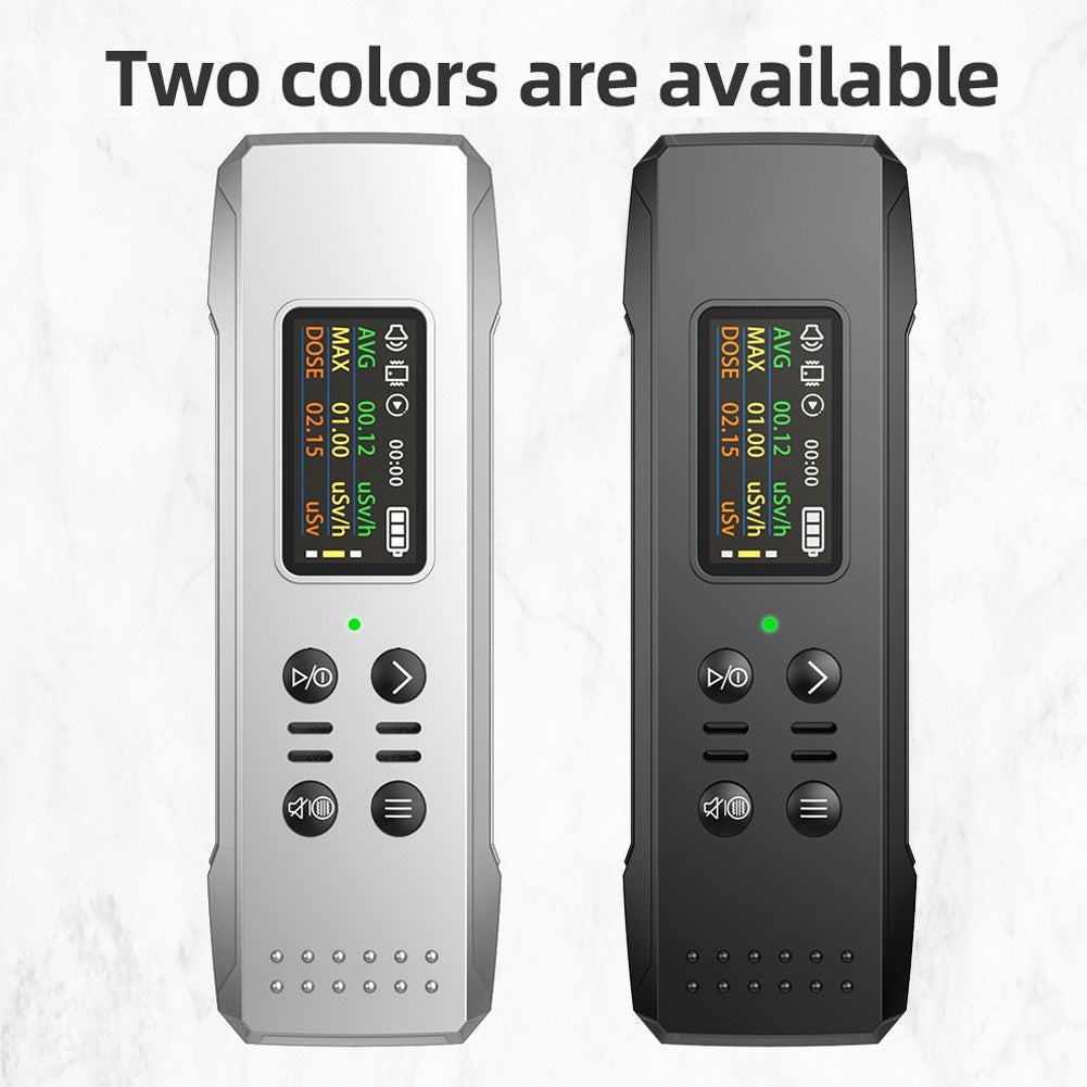 Handheld Geiger Counter Nuclear Radiation Detector - 0.96 TFT Display for X-rays, Gamma & Beta Rays, Real-time Dose Alarm