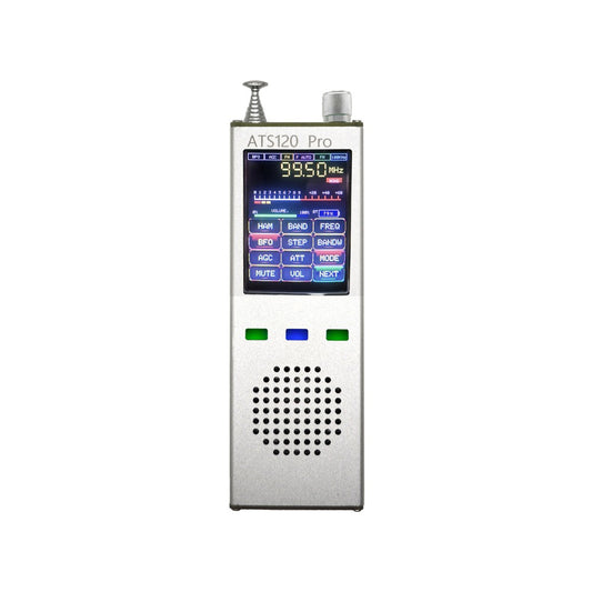 ATS120pro Full Band FM/AM/SSB SDR Radio Receiver with Digital Decoder and Touchscreen Display