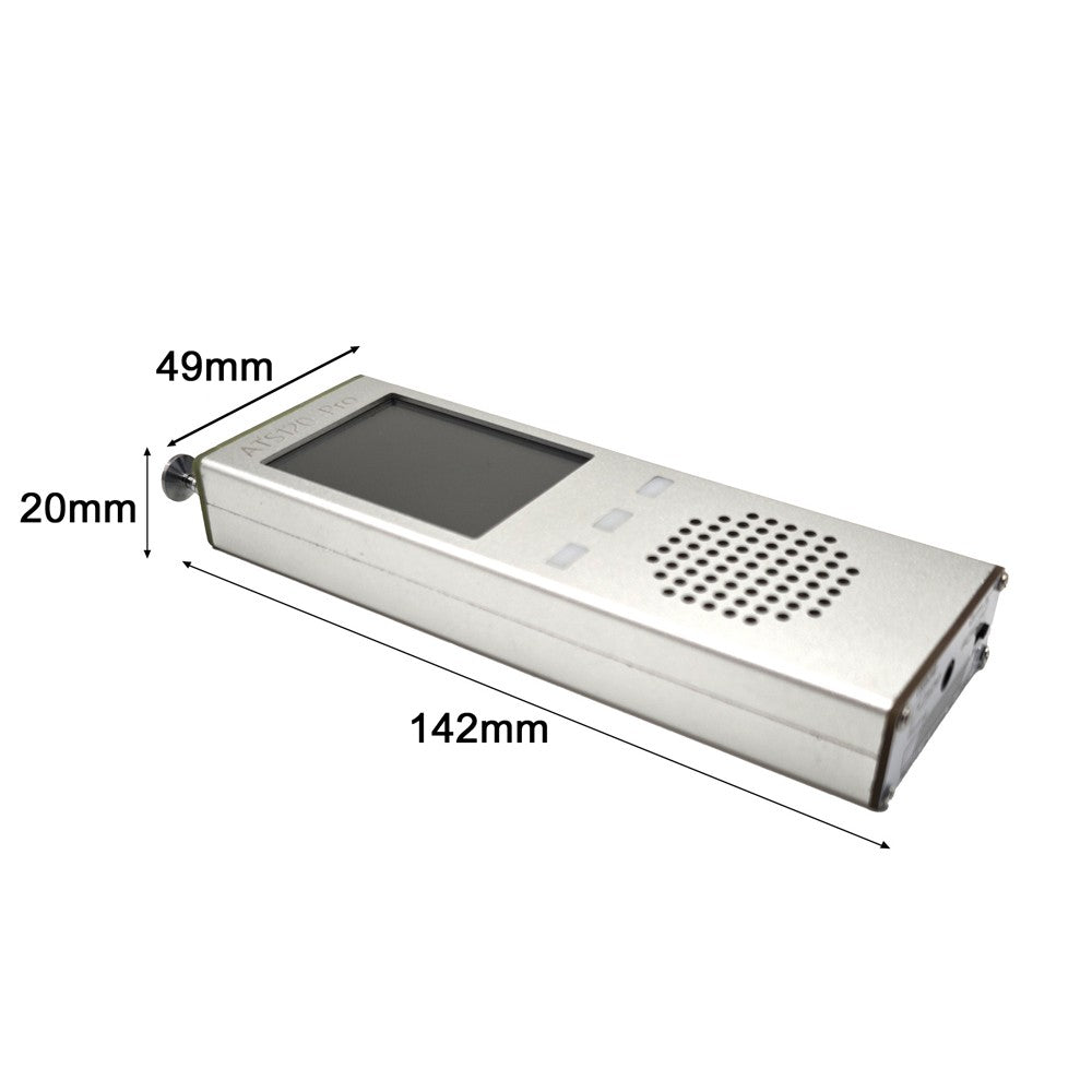 ATS120pro Full Band FM/AM/SSB SDR Radio Receiver with Digital Decoder and Touchscreen Display