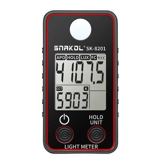 High Precision LED Illuminance Meter - 0.5-300000 LUX Photographic Light Tester