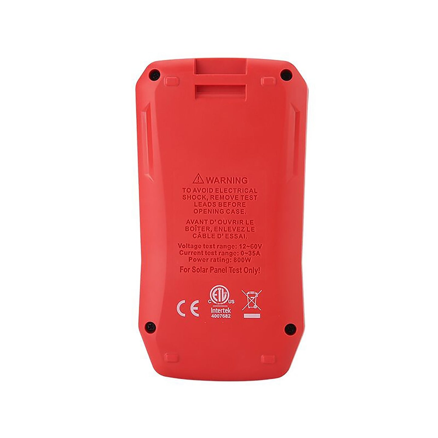 UNI-T UT673PV Solar MPPT Meter Photovoltaic Power Tester with Peak Voltage, Current, and Pmax Measurements
