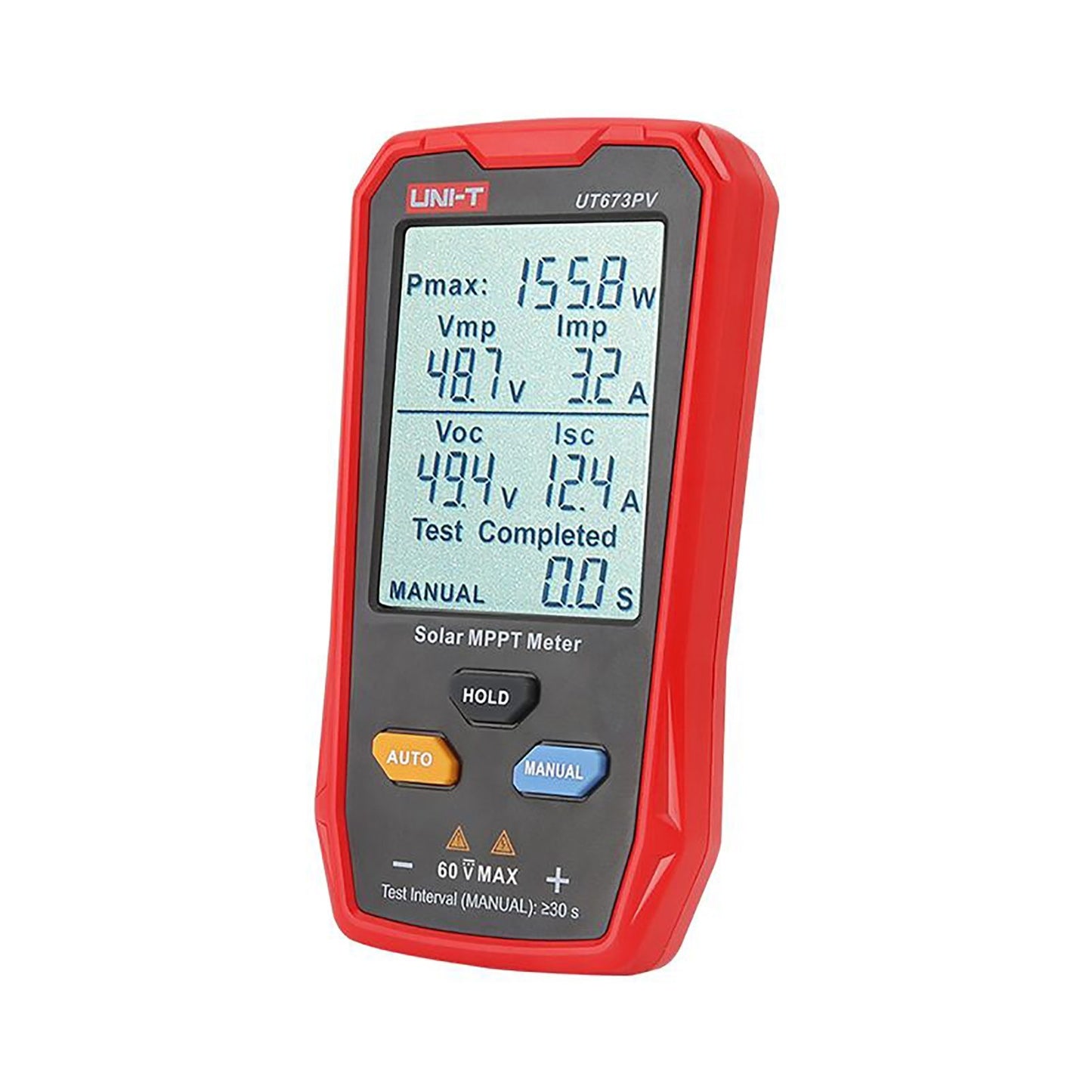 UNI-T UT673PV Solar MPPT Meter Photovoltaic Power Tester with Peak Voltage, Current, and Pmax Measurements