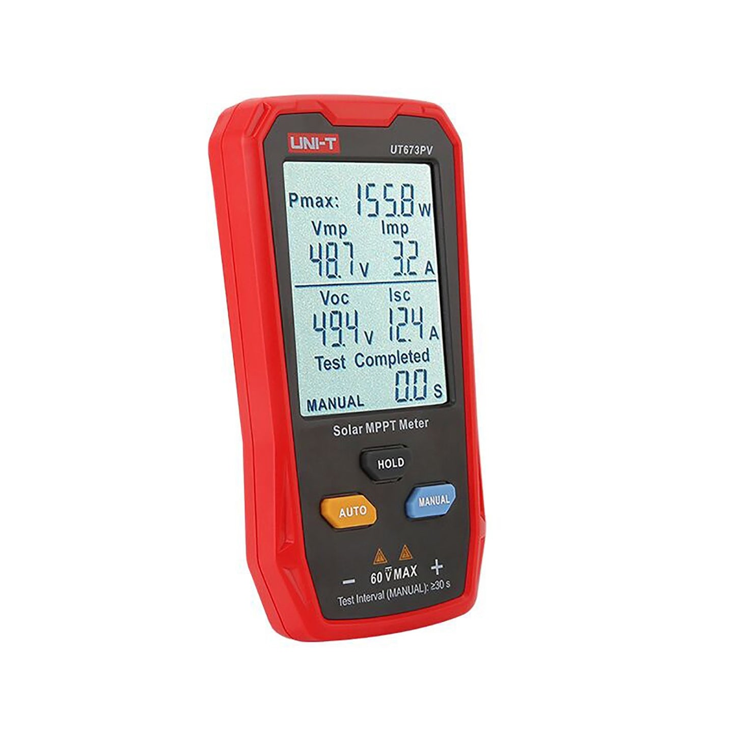 UNI-T UT673PV Solar MPPT Meter Photovoltaic Power Tester with Peak Voltage, Current, and Pmax Measurements