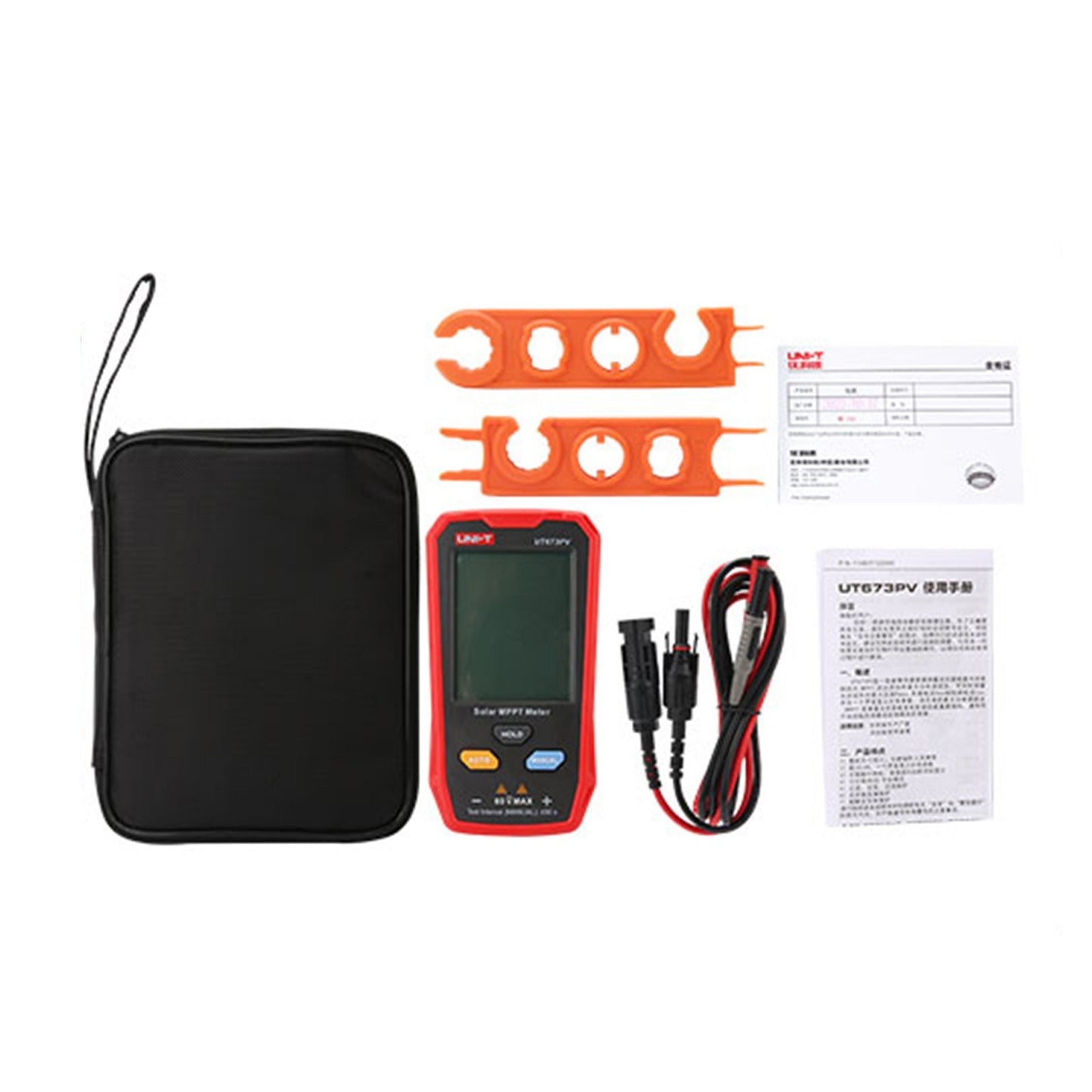 UNI-T UT673PV Solar MPPT Meter Photovoltaic Power Tester with Peak Voltage, Current, and Pmax Measurements