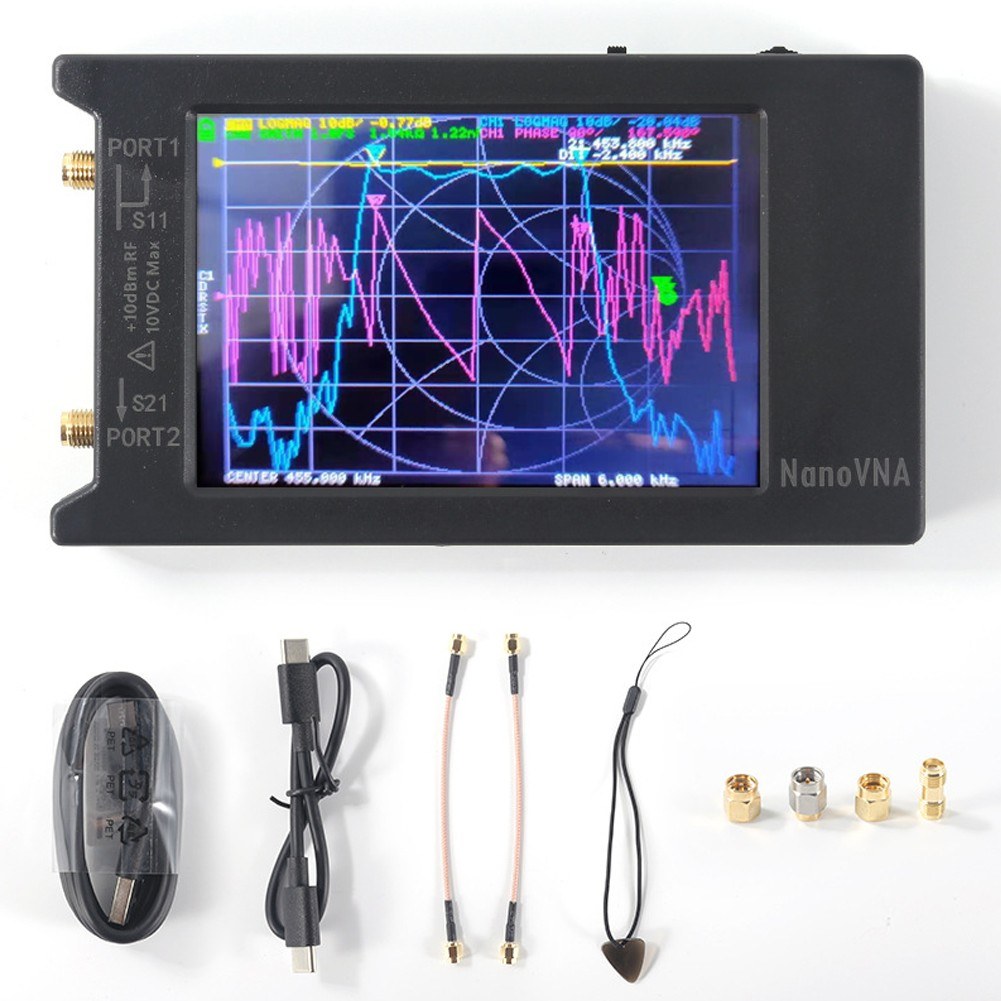 4 Touchscreen 1.5GHz Vector Network & Antenna Analyzer with SD Card Slot