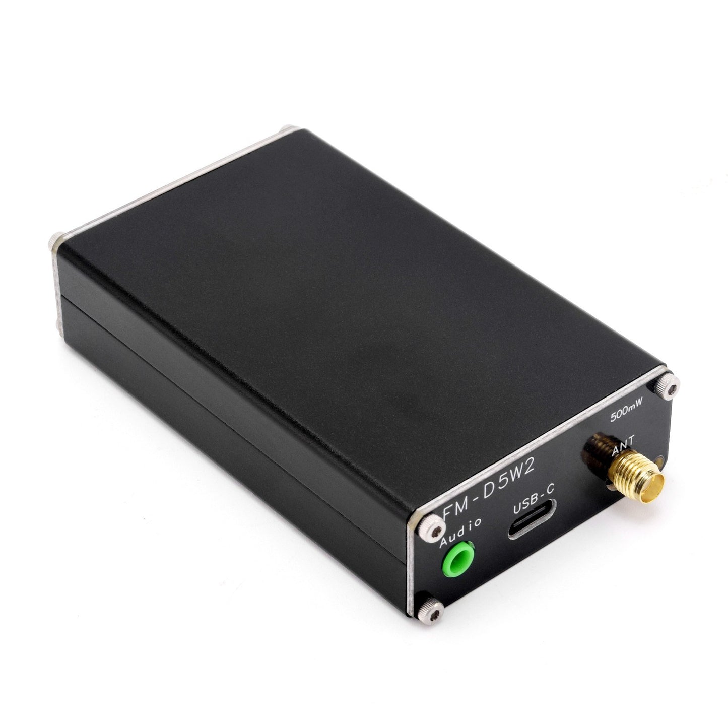 500mW FM Transmitter 76-108MHz Stereo with Digital Display & Type-C Interface - 2000M Range for Churches, Car Radio, Campus Broadcast