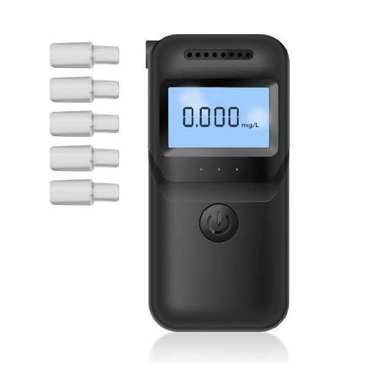 MR997 Portable Handheld Breathalyzer: High-Precision Alcohol Detector with LCD and Three Indicator Lights