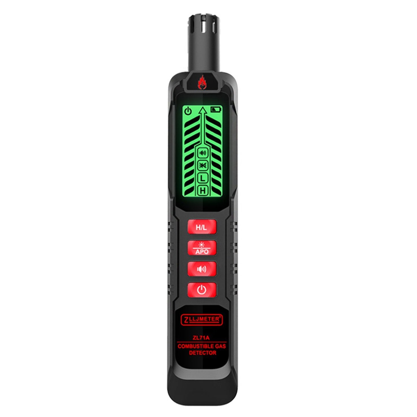 Portable Combustible Gas Leak Detector with Sound & Light Alarm