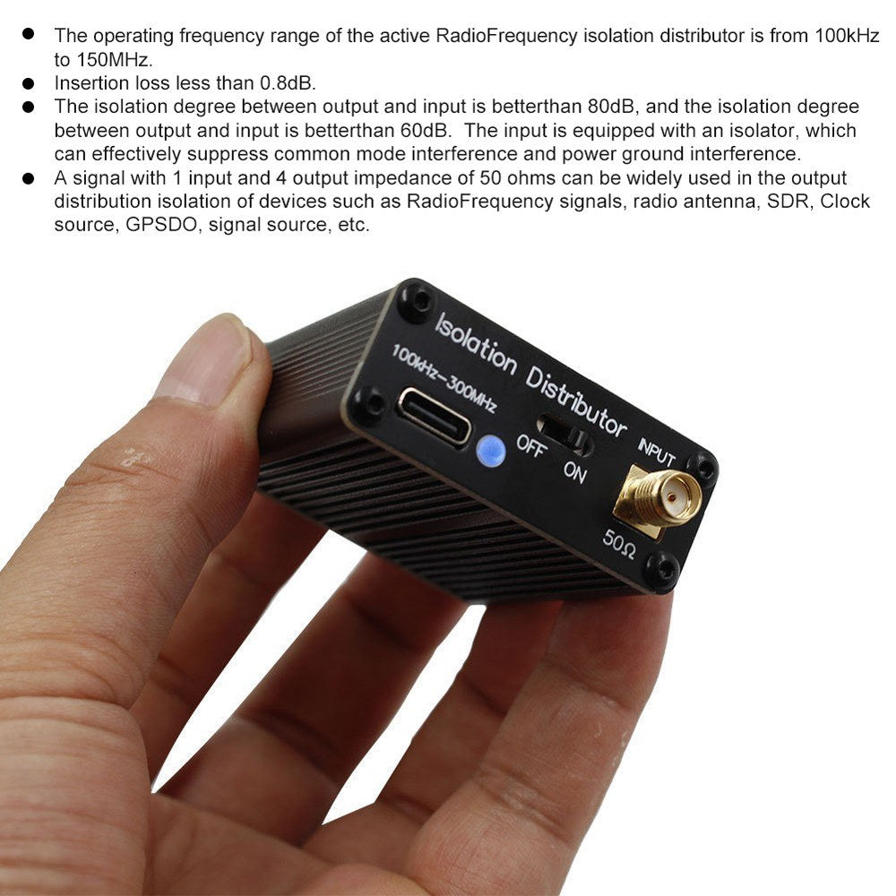 RF Isolation Distributor: Radio Frequency Signal Splitter for Antenna Source
