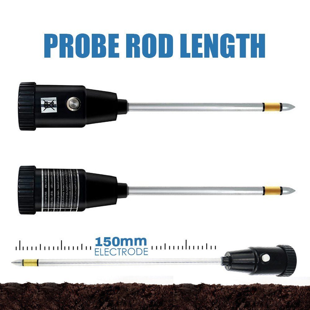 Portable Soil Moisture & PH Meter - High Accuracy Garden & Agricultural Detector Tool