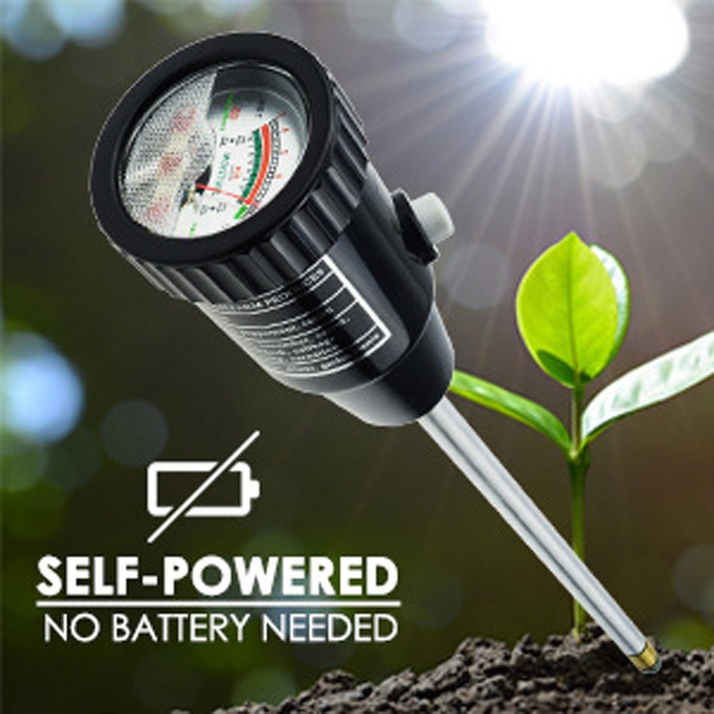 Portable Soil Moisture & PH Meter - High Accuracy Garden & Agricultural Detector Tool