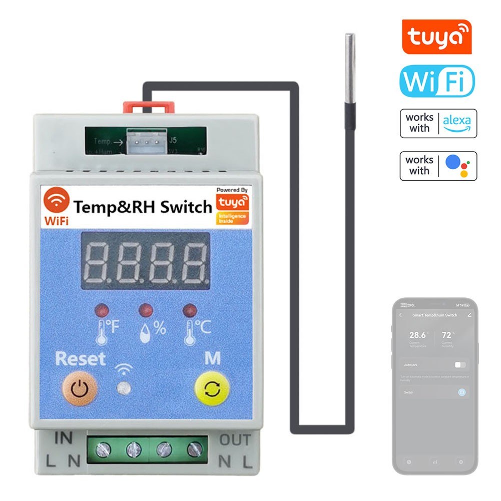 Smart WiFi Soil Tester with Tuya App Control, Alexa & Google Assistant Compatible