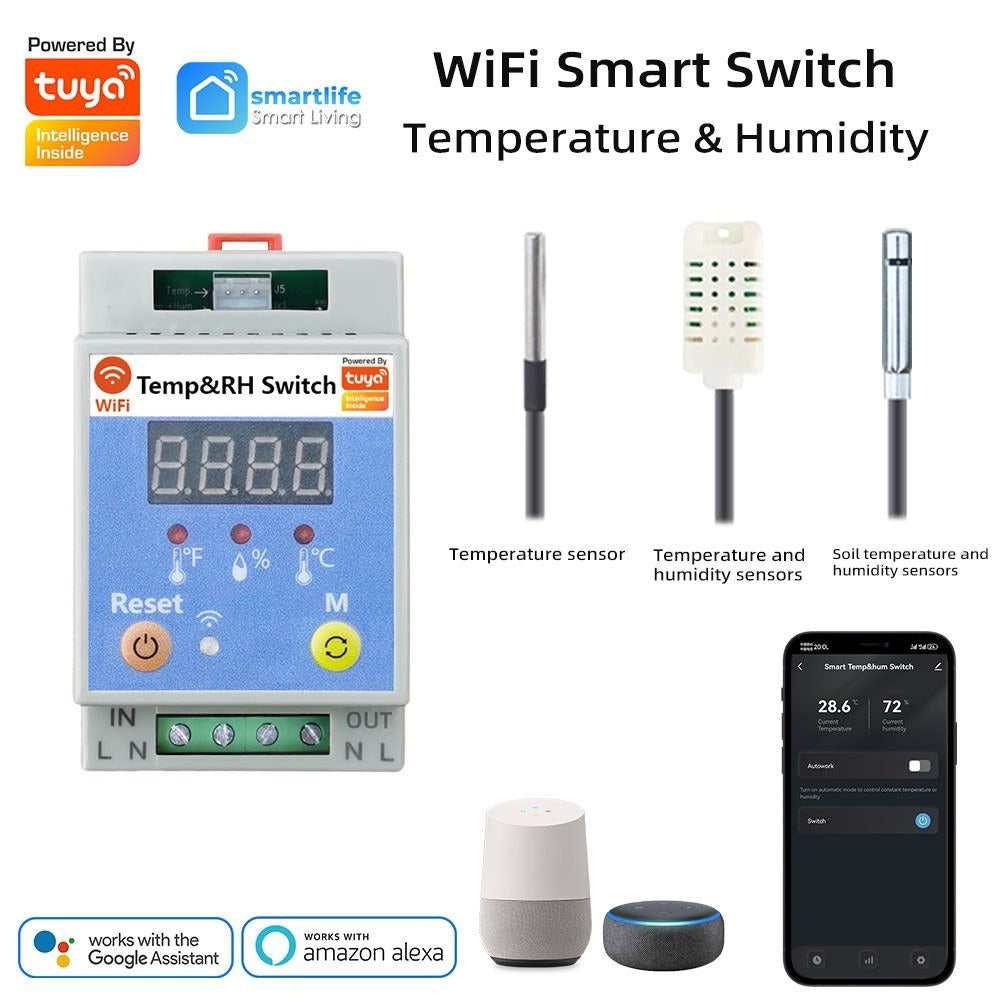 Smart WiFi Soil Tester with Tuya App Control, Alexa & Google Assistant Compatible