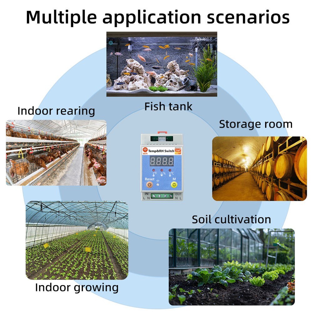 Smart WiFi Soil Tester with Tuya App Control, Alexa & Google Assistant Compatible