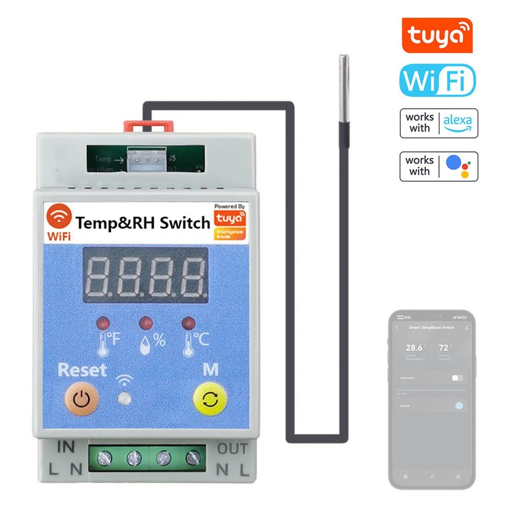 Smart WiFi Soil Tester with Tuya App Control, Alexa & Google Assistant Compatible
